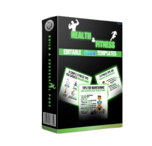 Health & Fitness Canva Templates