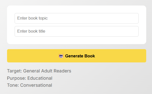Step 2 - AI Generates